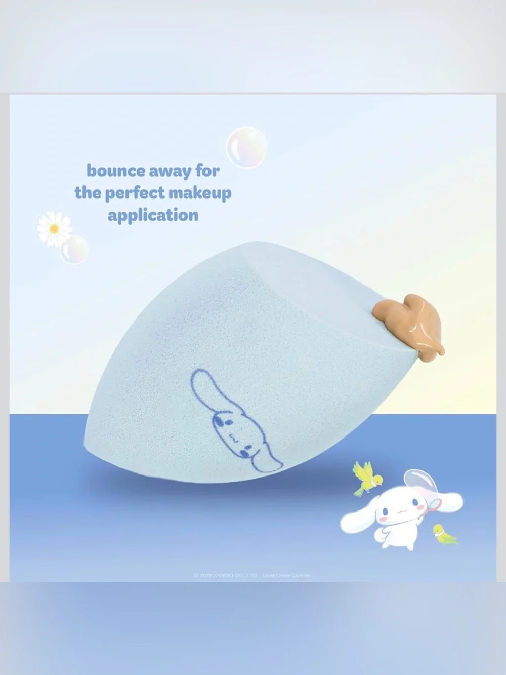 Sanrio Cinnamoroll Light Blue Makeup Sponge Duo